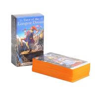 Tarocchi del sogno più lungo, mazzo di divinazione del destino di 78 carte, letture dei tarocchi spirituali 10,2 x 6,9 cm multicolore mistico gioco di tarocchi e intrattenimento
