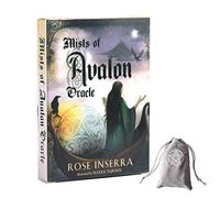 Tarocchi delle nebbie dell'Oracolo di Avalon,Mists of Avalon Oracle Tarot,with Bag,Party Game,Giochi di divinazione