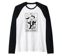 Tarocchi di Halloween Il Vampiro XII Maglia con Maniche Raglan