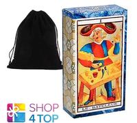 Tarocchi Di Marseille Fournier Mazzo 78 Carte Con Borsa In Velluto E Guida