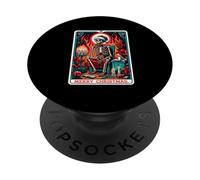 Tarocchi di Natale all'inferno! Spaventoso Horror X-Mas PopSockets PopGrip Adesivo