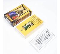 Tarocchi Dorati del Rinascimento,Golden Tarot of The Renaissance,Tarot Card,12X7 Deck Game