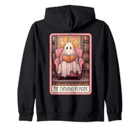Tarocchi Fantasma Leggendo Il Lettore di Sera Amante dei Libri Felpa con Cappuccio