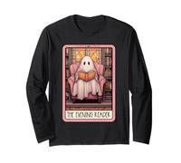 Tarocchi Fantasma Leggendo Il Lettore di Sera Amante dei Libri Maglia a Manica