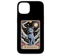 Tarocchi Gatto Halloween Il Blu Russo Custodia per iPhone 13