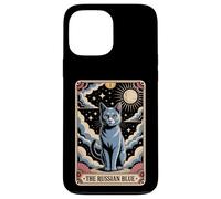 Tarocchi Gatto Halloween Il Blu Russo Custodia per iPhone 13 Pro Max