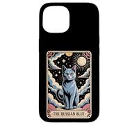Tarocchi Gatto Halloween Il Blu Russo Custodia per iPhone 15