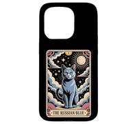 Tarocchi Gatto Halloween Il Blu Russo Custodia per iPhone 15 Pro