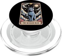 Tarocchi Gatto Halloween Il Blu Russo PopSockets PopGrip per MagSafe