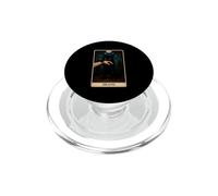 Tarocchi Gatto Nero Morte Gatto Strega Gothic Tarocchi Arte PopSockets PopGrip per MagSafe