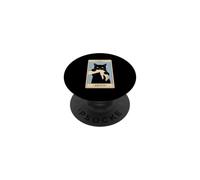Tarocchi Gatto Nero Morte Strega Gatto PopSockets PopGrip Adesivo