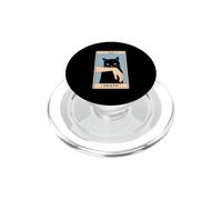 Tarocchi Gatto Nero Morte Strega Gatto PopSockets PopGrip per MagSafe