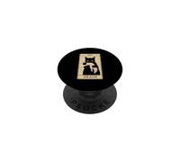 Tarocchi Gatto Nero Morte Stregoneria Halloween Gatto Tarocchi PopSockets PopGrip Adesivo