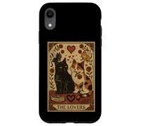 Tarocchi gatto The Lovers - per introversi e appassionati di gatti Custodia per iPhone XR