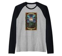 Tarocchi germanici Brunhild Shield Maiden Valkyrie Maglia con Maniche Raglan