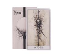 Tarocchi Horror | 4,06x2,36 Pollici Carte Dei Tarocchi in Italiano | Mazzo Oracle Psicologico Portatile Horror | Strumenti Di Divinazione Definitivi Per La Guida