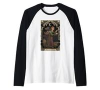 Tarocchi Horror culto licantropo Lupo Mannaro Maglia con Maniche Raglan