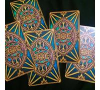 Tarocchi Illuminati 78 Carte Kit Divinazione Esoterica Gioco da Tavolo
