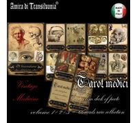 Tarocchi mazzi carte vintage anatomia antica medicina chirurgia farmaceutica set