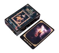 Tarocchi mazzi portatili vintage guida significati 78 pezzi | Imparare Tarocchi Deck per Gioco Fortune Love Spirit Divinazione Apprendimento Lavoro
