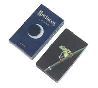 Tarocchi, mazzo di apprendimento lunare con 48 carte, 10 x 6 cm, gioco di guida spirituale, strumento di meditazione, previsioni future, informazioni sulle vite passate, kit di scoperta di sé, ideale