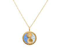 Tarocchi Occhio del Diavolo Collane pendenti vintage delicate per donne