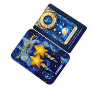 Tarocchi Oracle Cards, English 44-Piece Celestial Oracle Deck, Board Game | Inglese 44-Sheet Paper Deck, Celestial Inspired Design, Beginner Friendly Game, for Boys Girls Teens Student Adulti