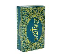 Tarocchi Oracle Cards, mazzo di gioco divinazione, pacchetto durevole con versione inglese, pratico strumento per giocare alle feste, accessorio spirituale, mazzo del destino per