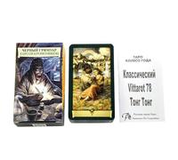 Tarocchi , Oracle Deck Divination, 78 carte Gear con stile intelligente, Utilità Helper per la lettura quotidiana, compagno di carte, Tarocchi Helper per forniture per feste Regalo Maghi