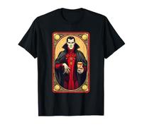 Tarocchi retrò Divertente Dracula Il Vampiro Maglietta