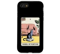 Tarocchi Ruota Della Fortuna Gatto Su Robot Aspirapolvere Gatto Custodia per iPhone SE (2020) / 7/8