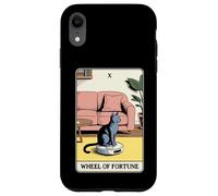 Tarocchi Ruota Della Fortuna Gatto Su Robot Aspirapolvere Gatto Custodia per iPhone XR