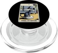 Tarocchi Ruota Della Fortuna Gatto Su Robot Aspirapolvere Gatto PopSockets PopGrip per MagSafe