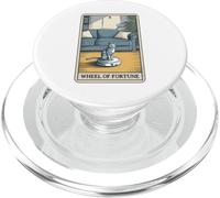 Tarocchi Ruota Della Fortuna Gatto Su Robot Aspirapolvere Gatto PopSockets PopGrip per MagSafe