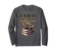Tarocchi The Moth Original Card Gothic Book Stack Maglia a Manica