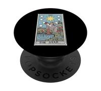 Tarocchi The Star/Star Man Card/Arcane Magic Deck PopSockets PopGrip Adesivo