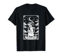 Tarocchi Vintage Luna Crescent Pit Bull Mamma The Pittie Mom Maglietta