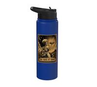 Tarocchi We Bake At Dawn Skeleton Lievito Madre Bread Baker Stainless Steel Insulated Water Bottle