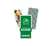 Tarocco Bolognese Carte da Gioco Strato MODIANO Magia Tavolo Giochi Verde Nuovo