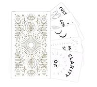 Taroche Guide Cards - 3.94x2.36in ausiliari di carte per la lettura facile, mazzo di meditazione con design colorato, kit per racconti per le riunioni di famiglia, l'apprendimento, l'avventura, il sog