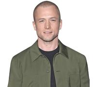 Taron Egerton (Green Outfit) Half Body Buddy Cutout