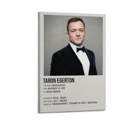 Taron Egerton, poster artistico da parete per soggiorno, camera da letto, 20 x 30 cm, con cornice