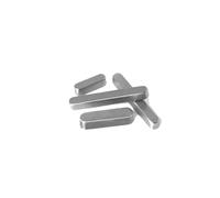 TARONIX Chiave a Piuma M3 M4 M5 M6 Chiave piatta angolo tondo Tipo GB1096A perno piatto for chiavetta materiale quadrato testa della barra acciaio inossidabile 304(M5x5mmx70mm 3pcs)