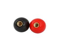 TARONIX Manopola Rotonda in bachelite 5 Pz Rosso Nero Nucleo di Rame Sfera Bachelite Leva Manopola Macchina Utensile di Ricambio Manico Rotondo M5 M6 M8 M10 A Forma di serraggio(I)