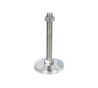 TARONIX Piedini livellatori regolabili per mobili Piede di supporto for bilanciamento for carichi pesanti in acciaio inossidabile 304 M8 M10 M12 Piedini di regolazione fissi(D50xM8x50mm)