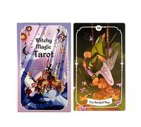 TAROT CARD - Game board di divinazione del destino per adulti Entertainment, set di 78 con simboli illustrati e build affidabile, Oracle Deck for Party, Galling Social, Night Family, 4.13x2.48in