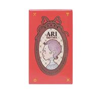 Tarot Card Learning Kit, Adorable Illustrated Tarots Cards Set with Guidebook for Fortune Telling, Divination, Play Card Games, and Daily Insight Practice, Beginners