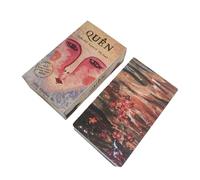 TAROT CARD - Quen dimentica il mazzo di tarocchi oracoli psicologici per la versione in versione inglese, 78 + 2 dimensioni standard commemorative con divinazione, gioco da tavolo per gli studenti pri