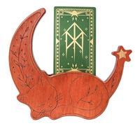 Tarot Card Stand - Wooden Cat Display Holder, Desktop Reading Decor Stand