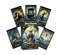 Tarot Cards 78 Pieces Portable Oracle Decks, Divinatory Card Game, Classic Fortune Telling Deck for Meditation and Guidance, Beginners, Spiritual Readers, 3.94x2.36 Inches